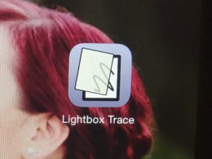 Lightbox trace app logo. 