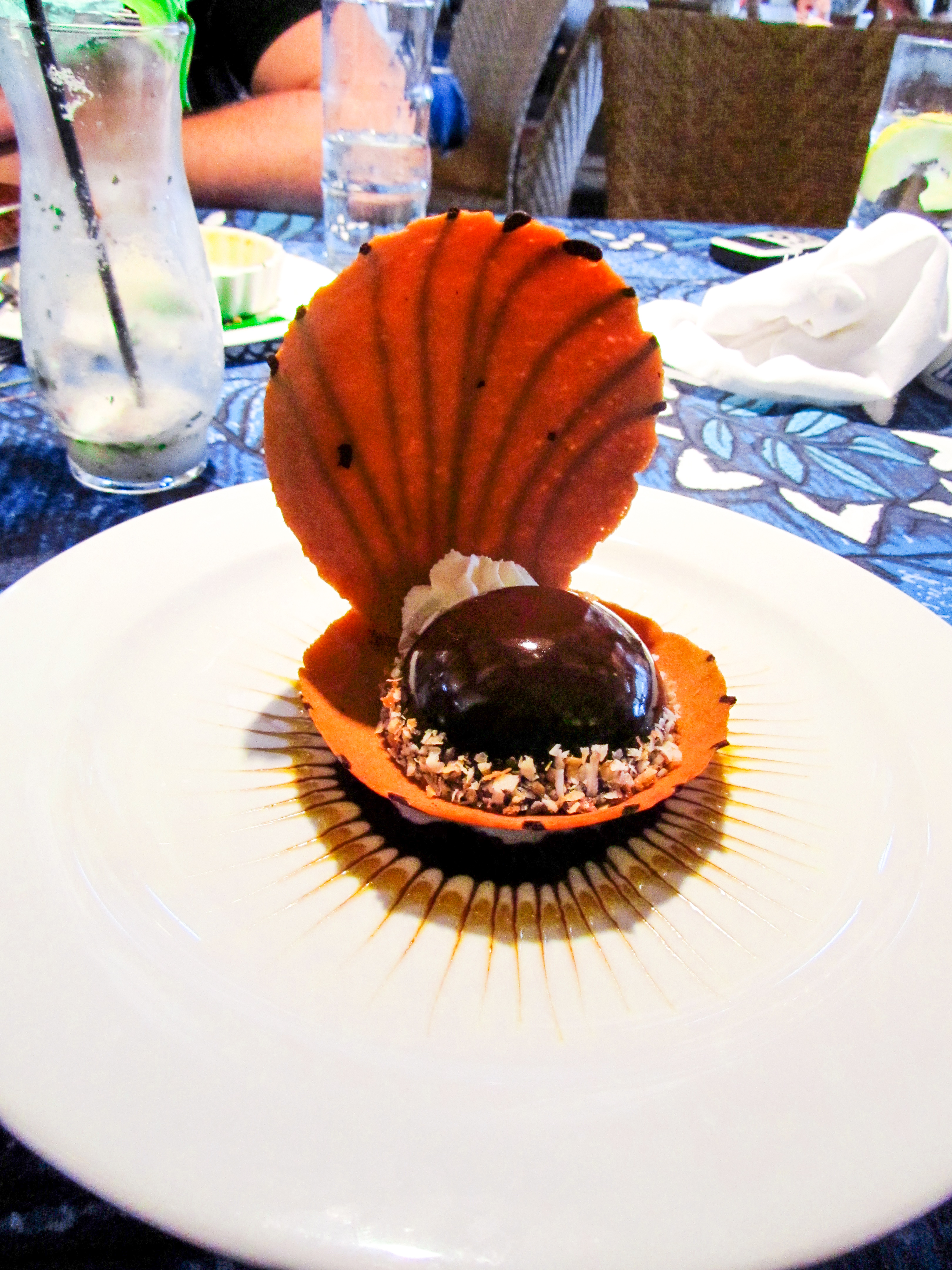 The Polynesian Black Pearl dessert from Mama's Fish House 