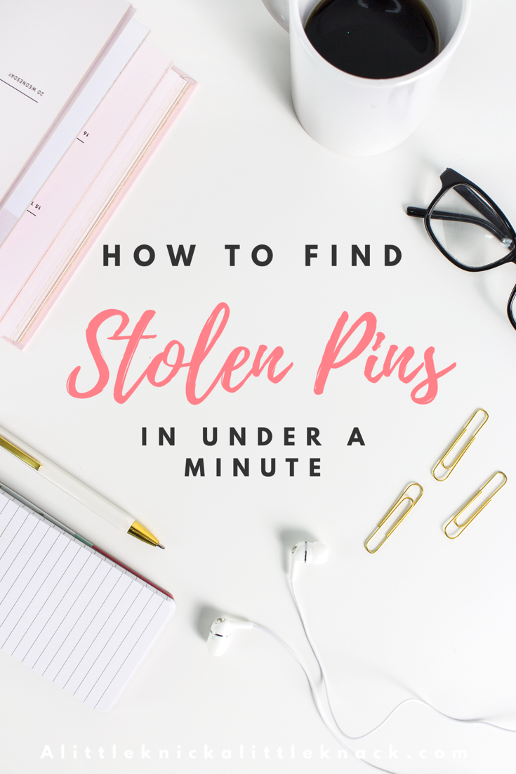 The easiest way to find stolen pins in under a minute, a must know for all bloggers and content creators!