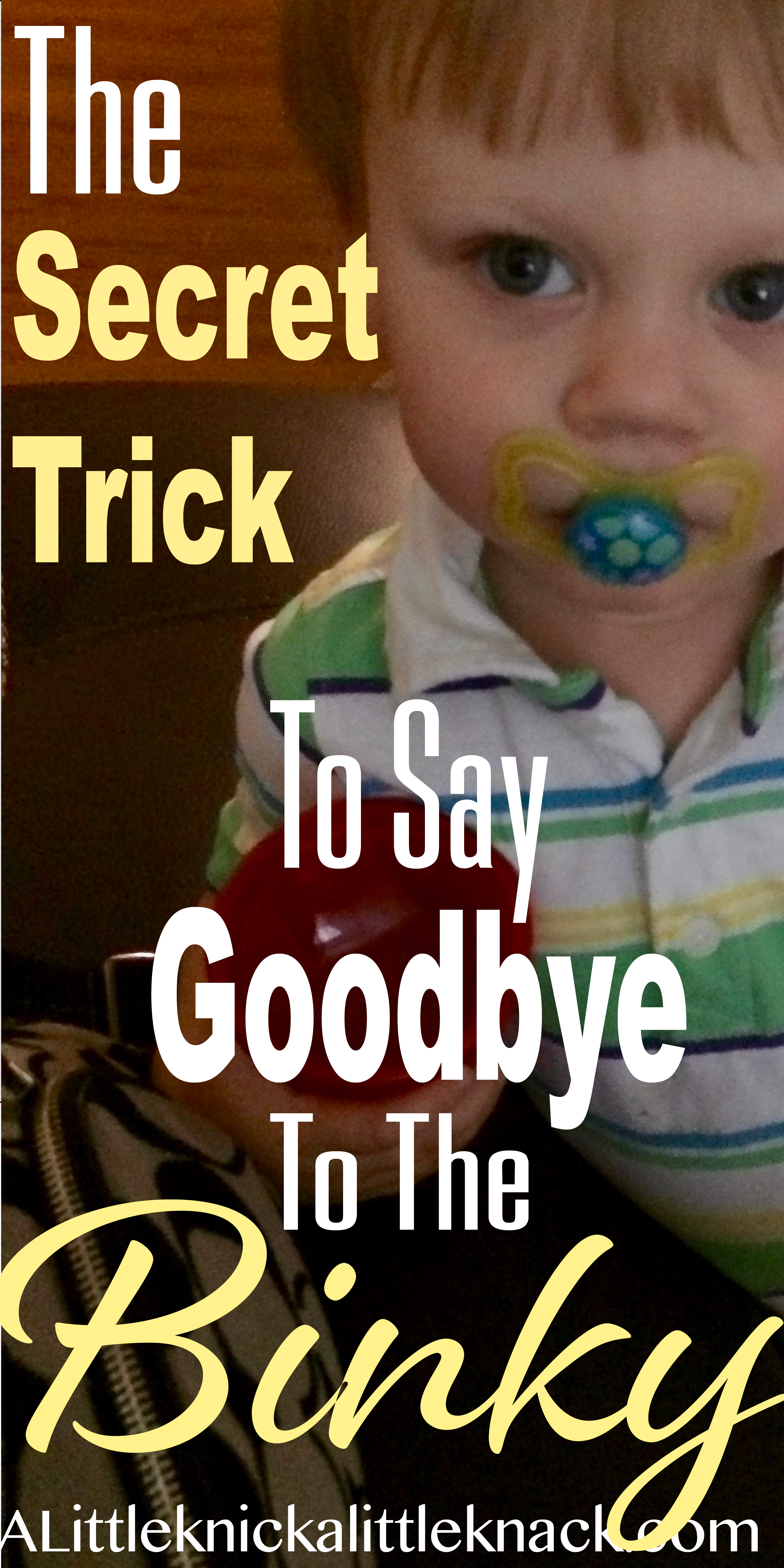 Tired of fighting to get rid of the pacifier in your child's life? Check out the super easy trick we used to transition out little one from his binky painlessly. 