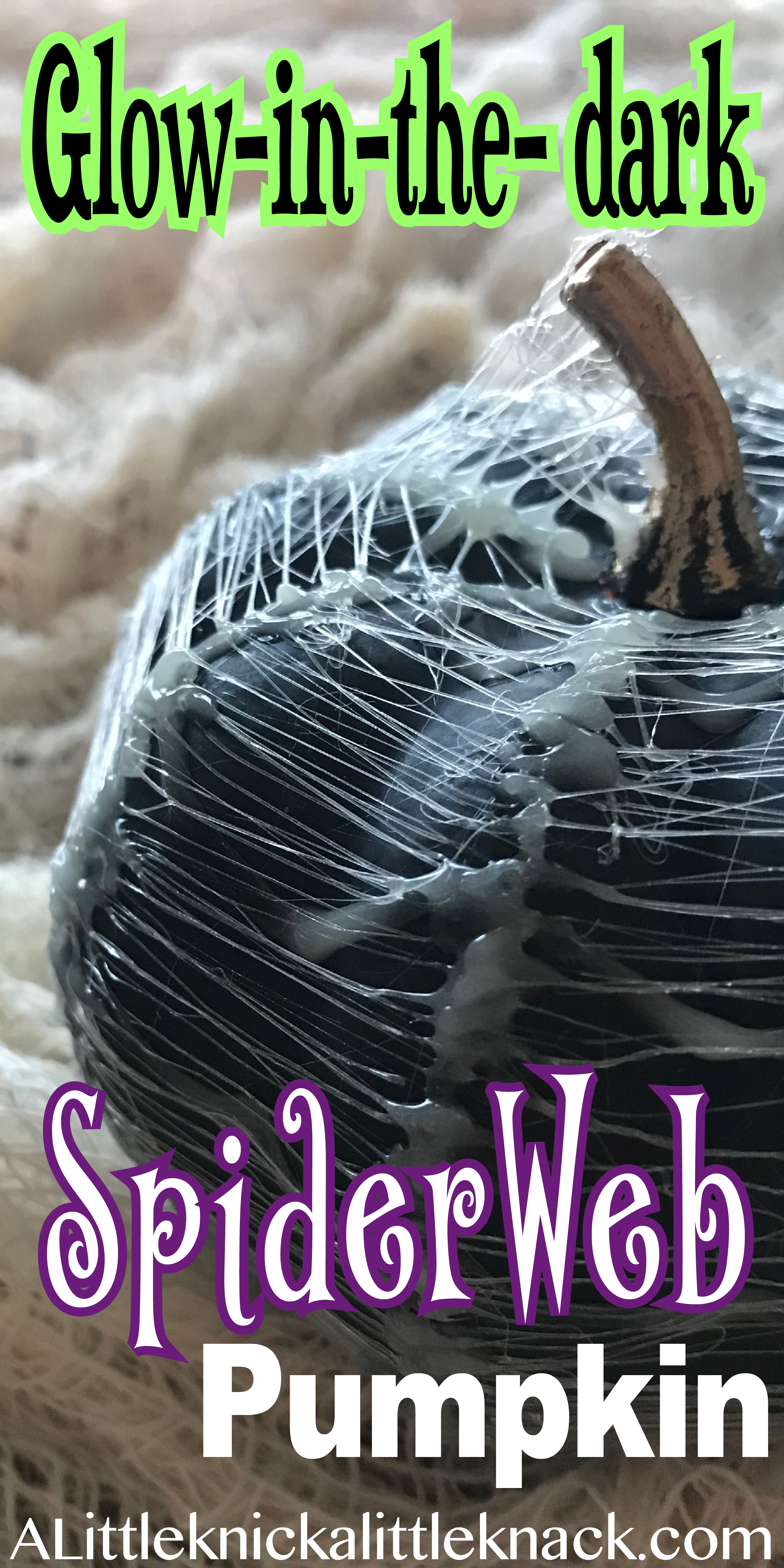 Turn those dollar store pumpkins into a creepy halloween masterpiece with this super easy Glow in the dark pumpkin DIY