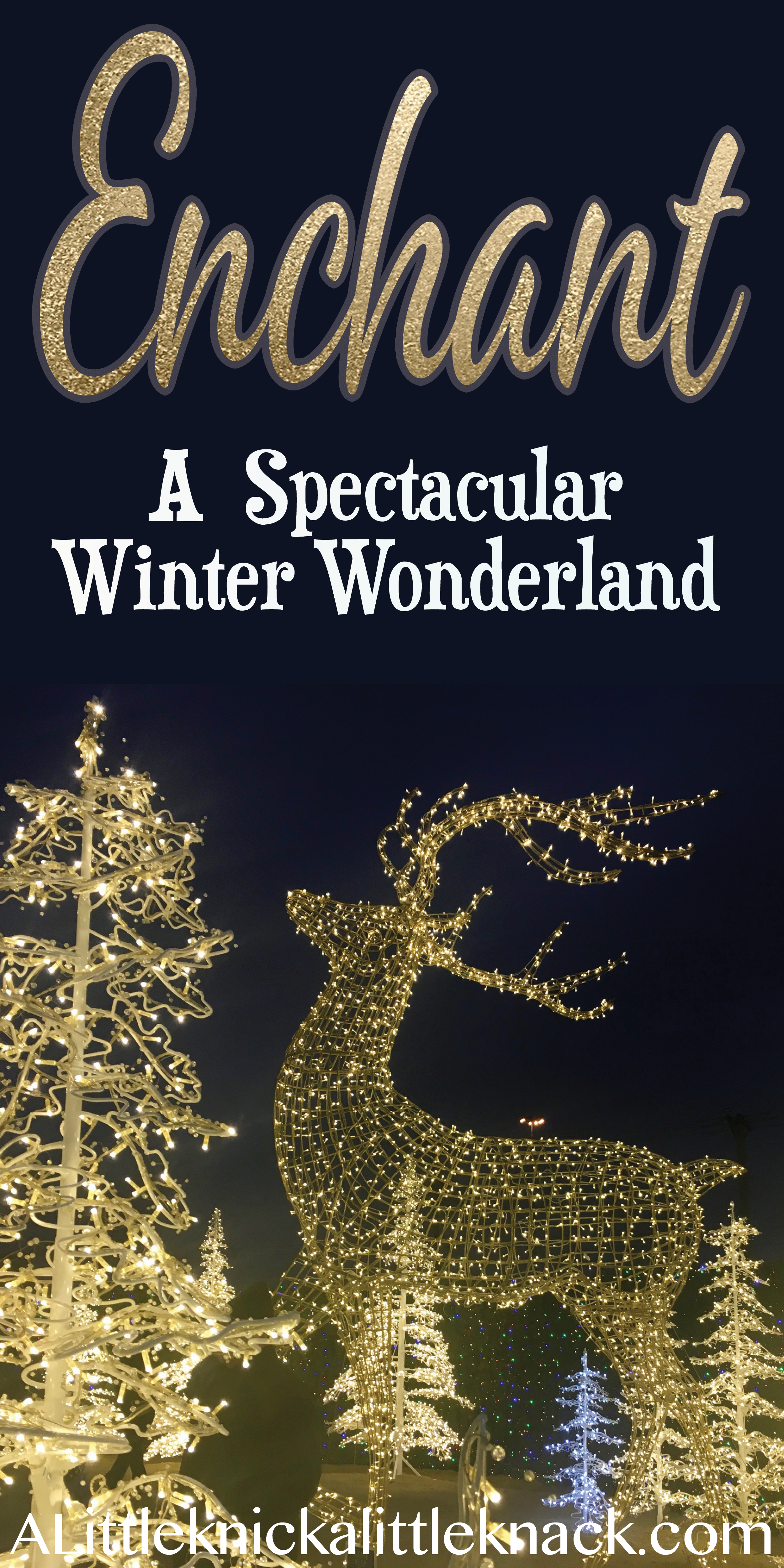 Looking for something fun to do with the kids this winter? Head to Enchant winter wonderland. #Christmas