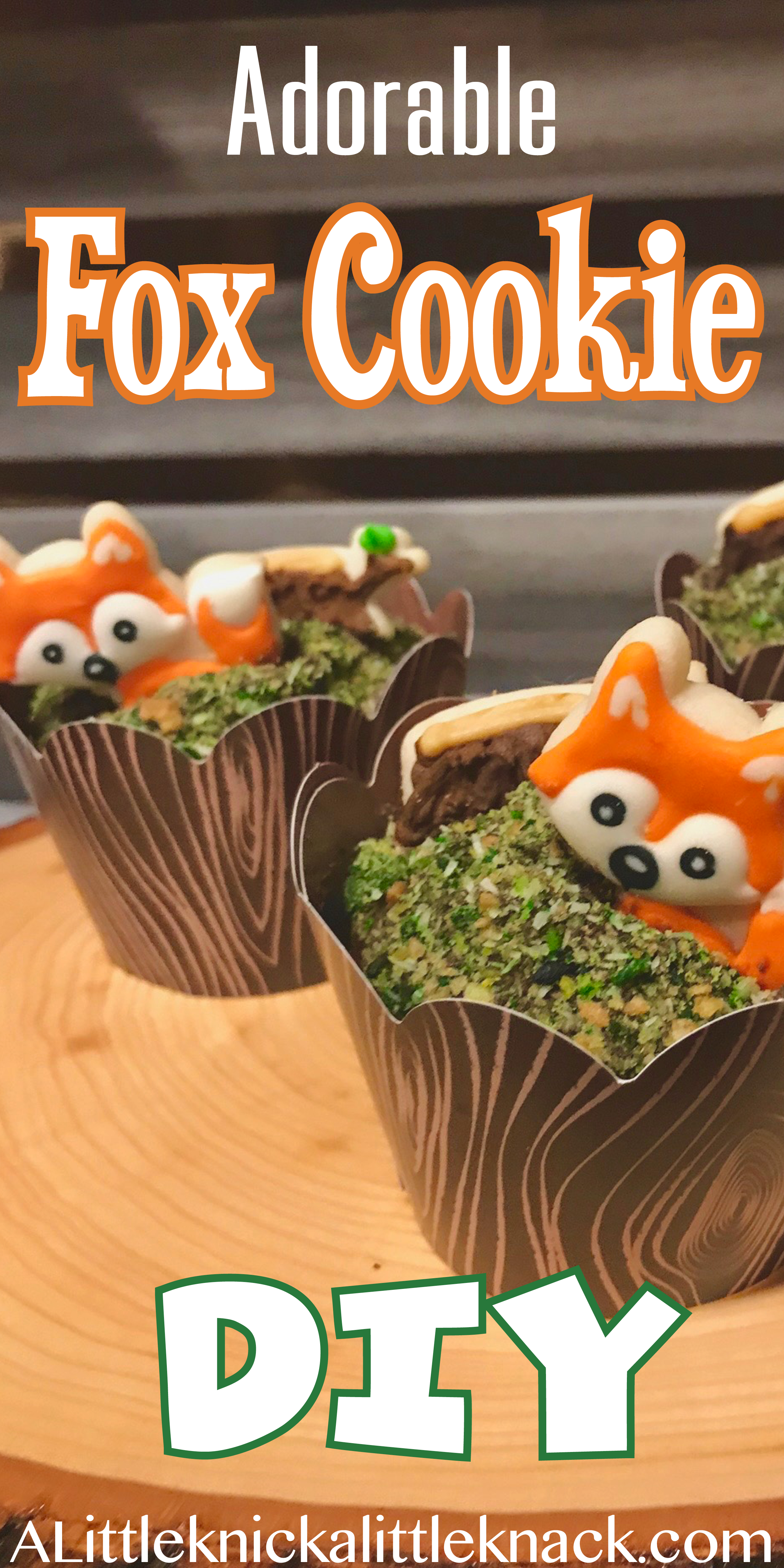 Learn how to make adorable fall fox cookies perfect for a woodland party theme! #cookies