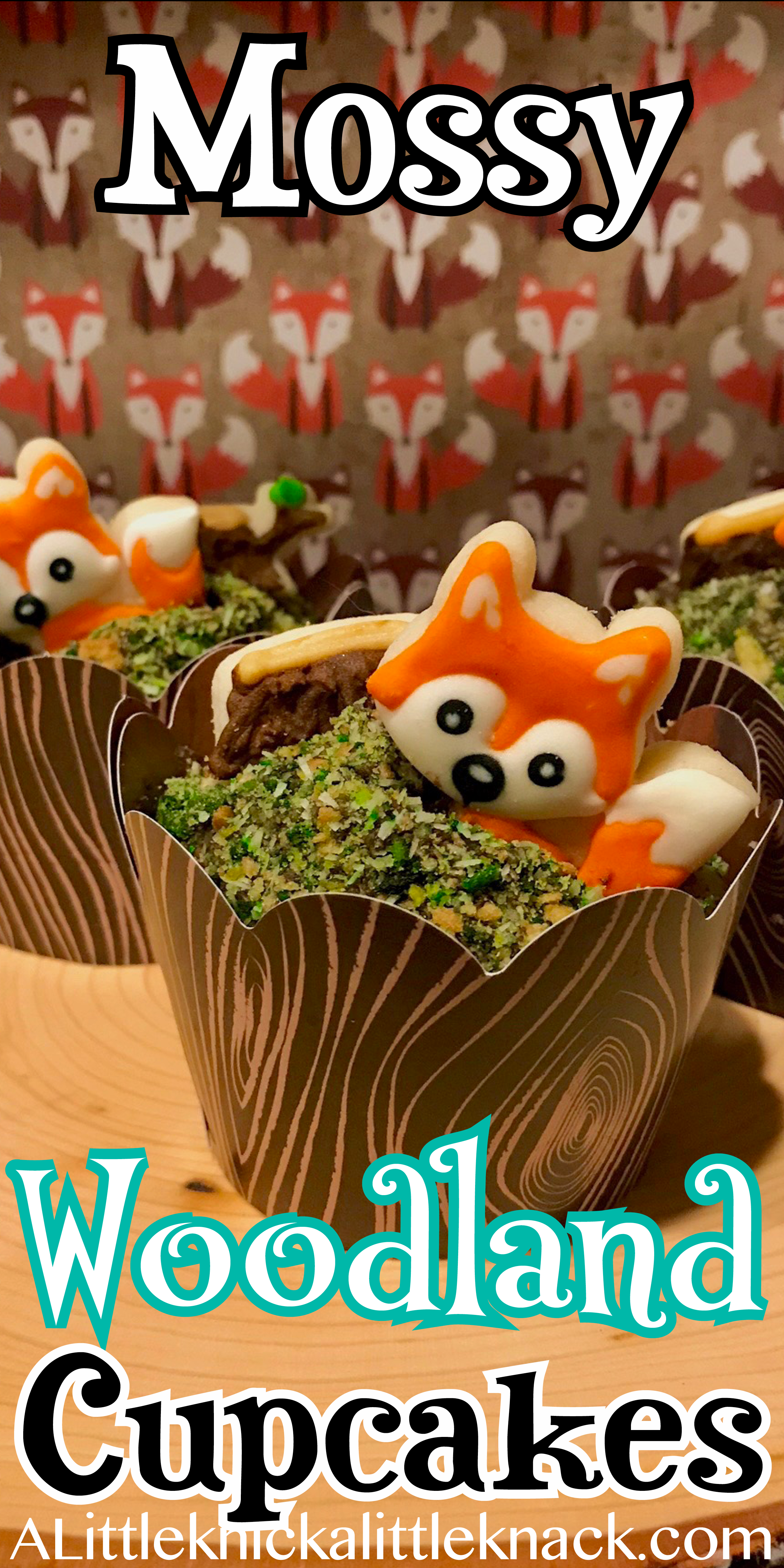Make gorgeous fox cupcakes for your woodland first birthday party! #firstbirthday