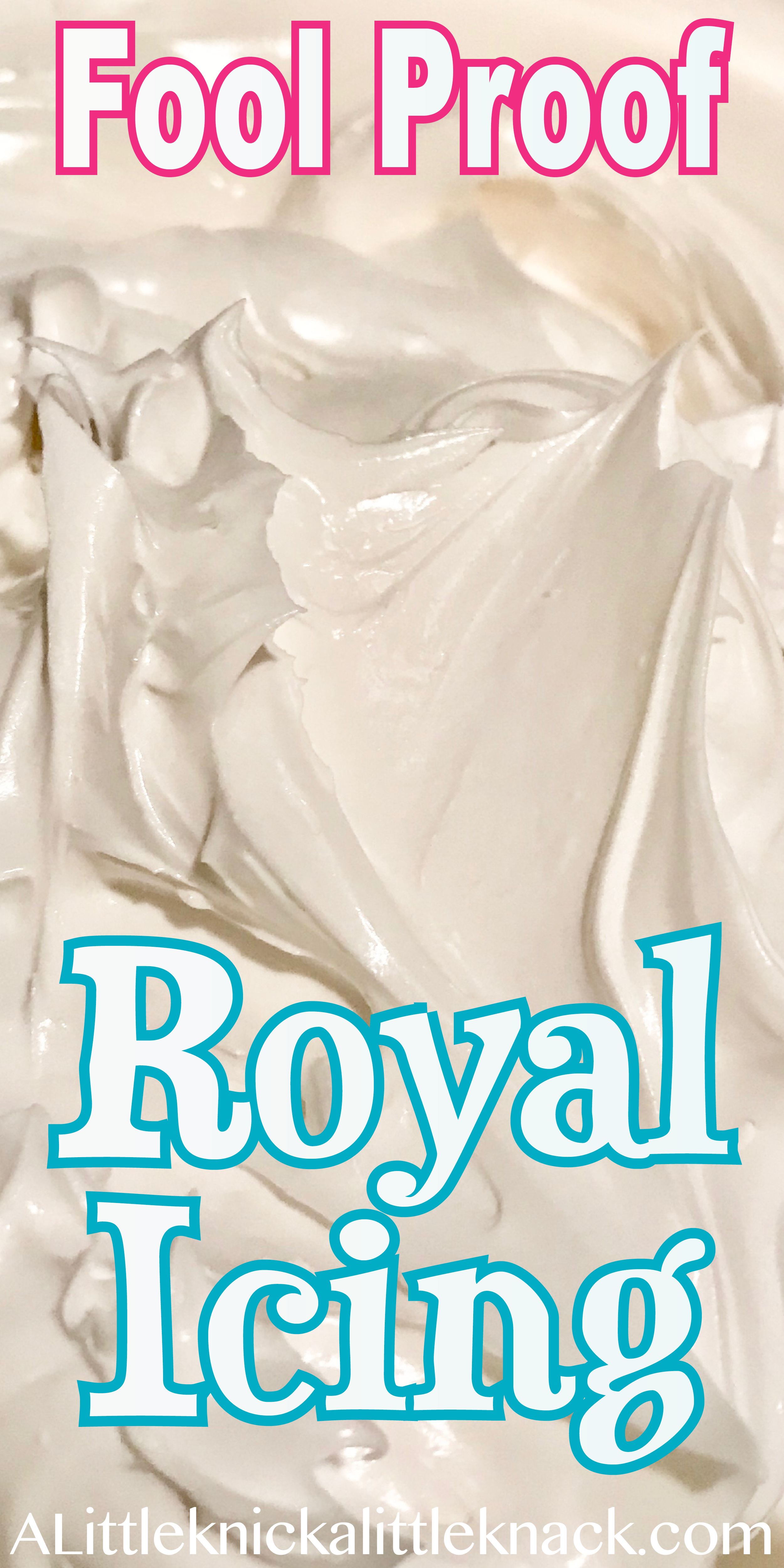 The key to a DELICIOUS sugar cookie is all in the royal icing. This fool proof royal icing recipe is super easy and tasty!