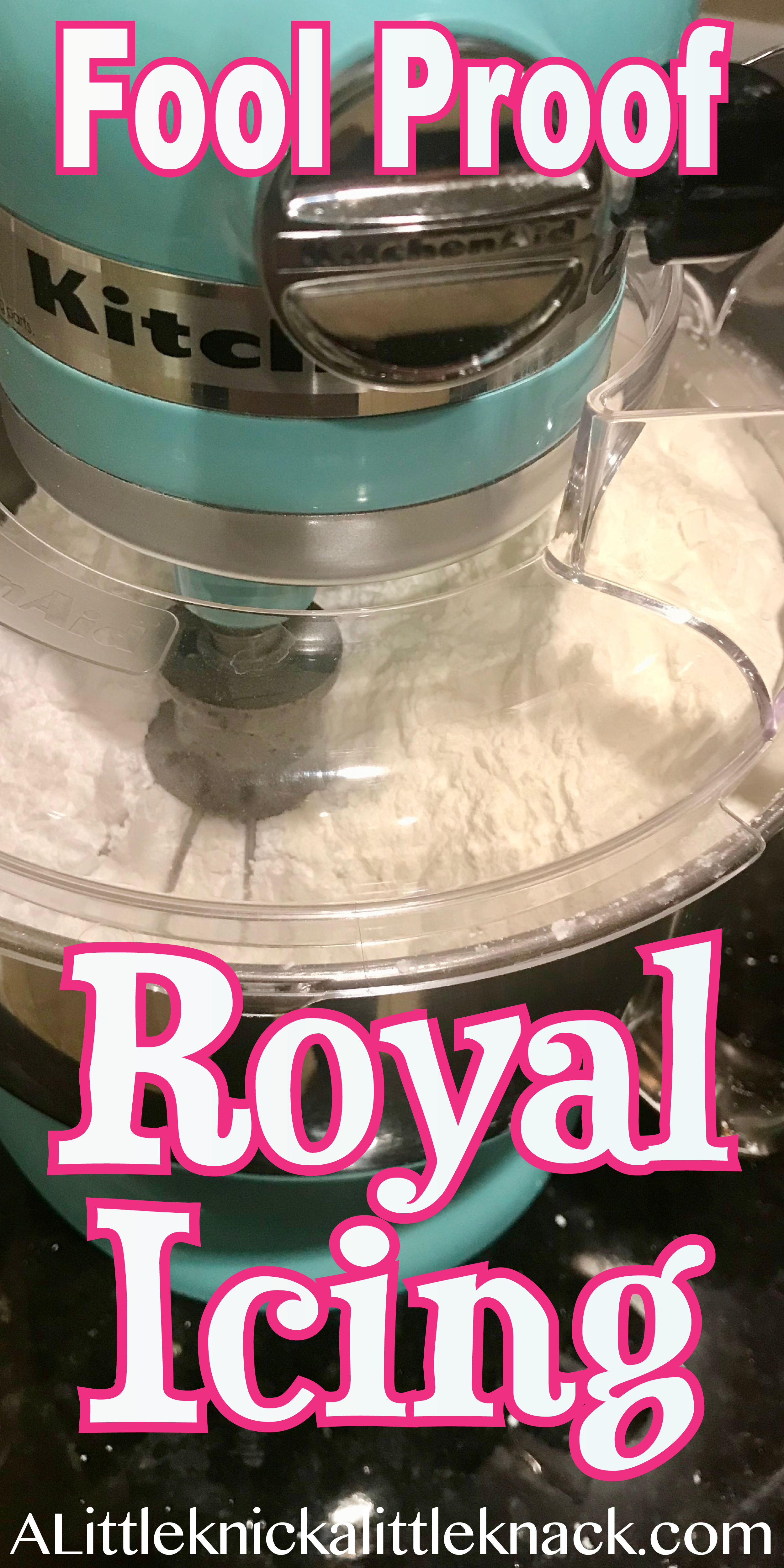 Delicious fool proof royal icing perfect for making beautiful decorated cookies.